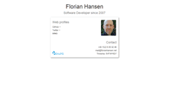 Desktop Screenshot of florianhansen.net